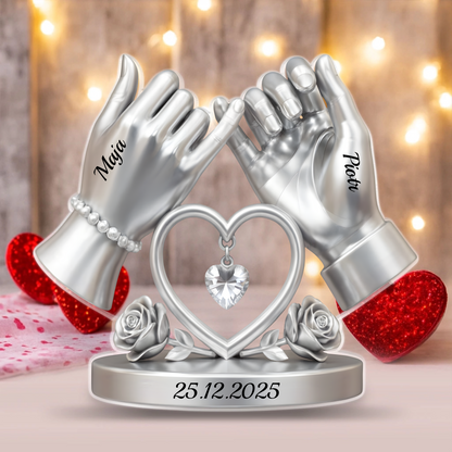 Hand Heart Promise Acrylic