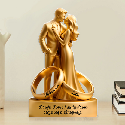 Oscar Couple Acrylic