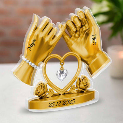 Hand Heart Promise Acrylic