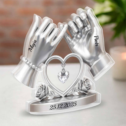 Hand Heart Promise Acrylic