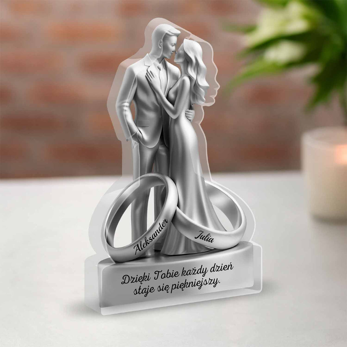 Oscar Couple Acrylic